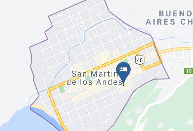 Lacar Department - Cabanas Trabunche San Martin De Los Andes Maps