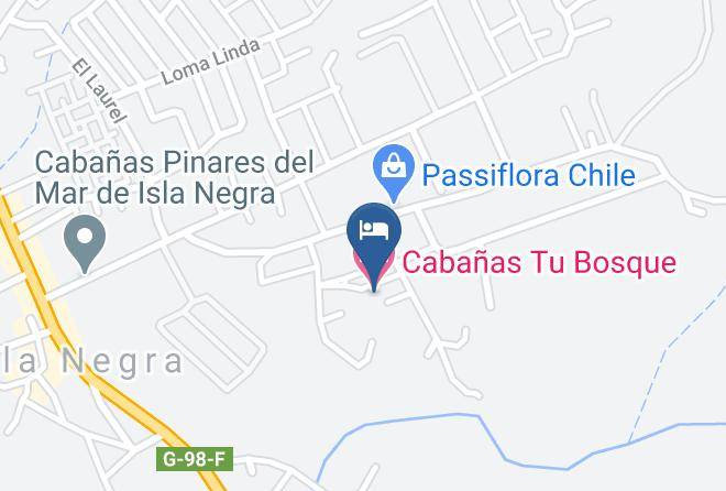 San Antonio Province - Cabanas Tu Bosque Maps