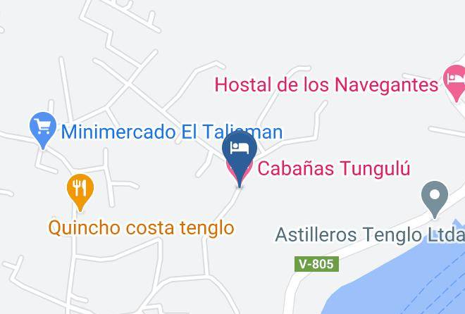Llanquihue Province - Cabanas Tungulu Maps