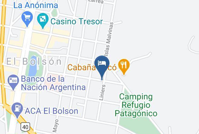 Bariloche - Cabanas Tunquelen Maps