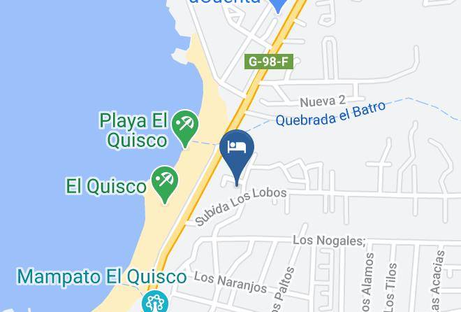 San Antonio Province - Cabanas Turisticas Los Lobos Maps