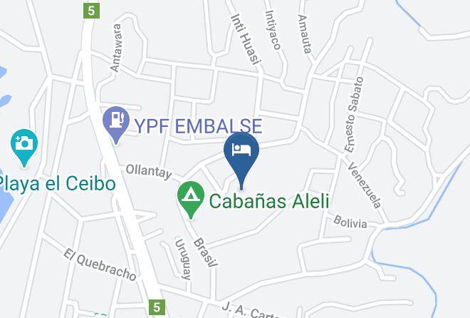 Calamuchita Department - Cabanas Uca Ruma Maps