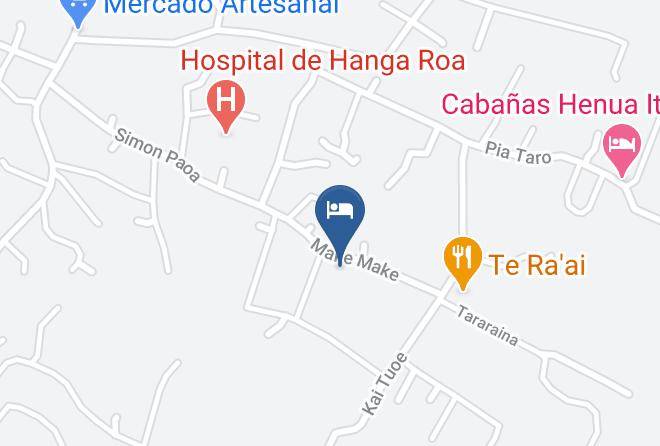 Easter Island - Cabanas Uka Vaikava Maps