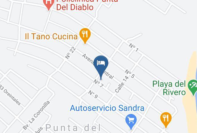 Rocha - Cabanas Ukukus Maps
