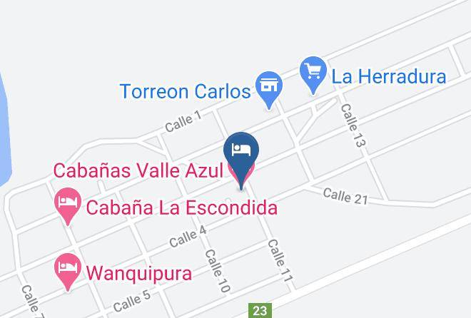 Calamuchita Department - Cabanas Valle Azul Maps