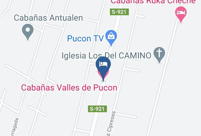 Cautin Province - Cabanas Valles De Pucon Maps