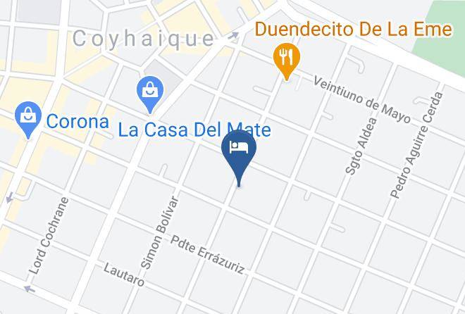 Coyhaique Province - Cabanas Ventisquero Maps