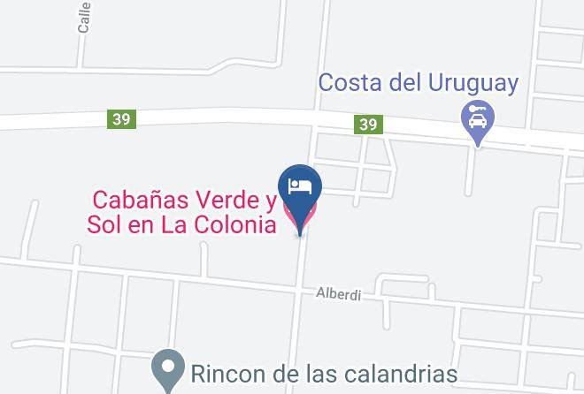 Concepcion Del Uruguay - Cabanas Verde Y Sol En La Colonia Maps