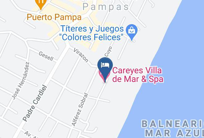Villa Gesell - Cabanas Victoria Maps