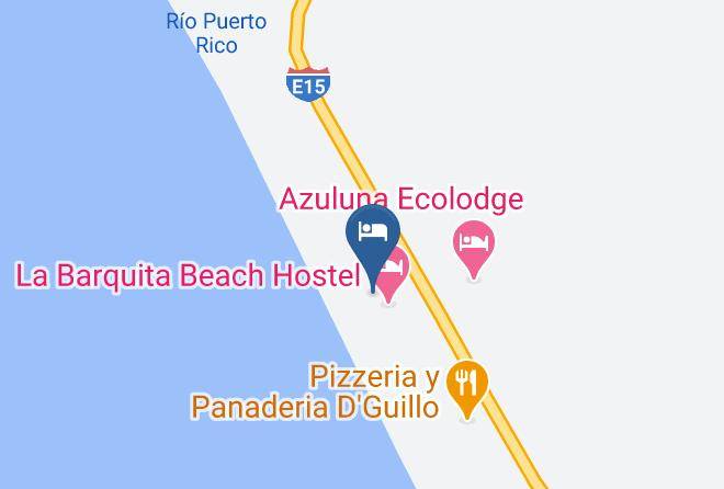 Puerto Lopez - Cabanas Viejamar Maps