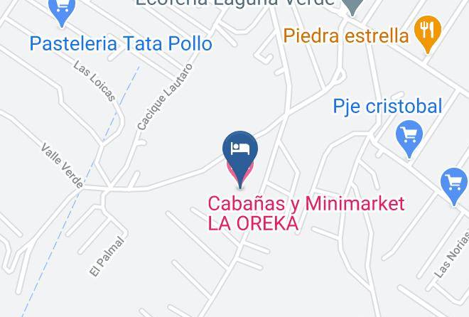 Valparaiso Province - Cabanas Y Minimarket La Oreka Maps