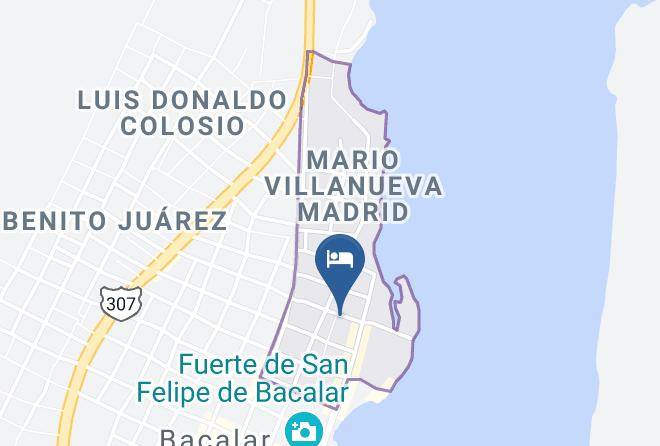Bacalar - Cabanas Yemaya Maps