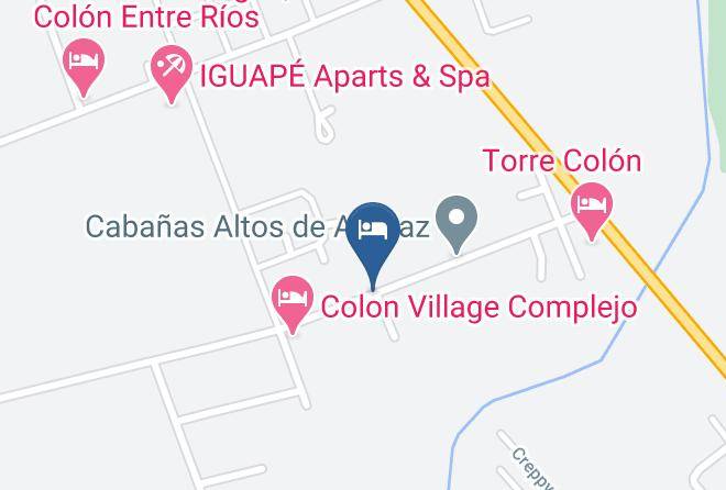 Colon - Cabanas Yvytu Maps