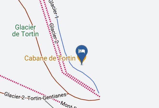 Conthey - Cabane De Tortin Maps