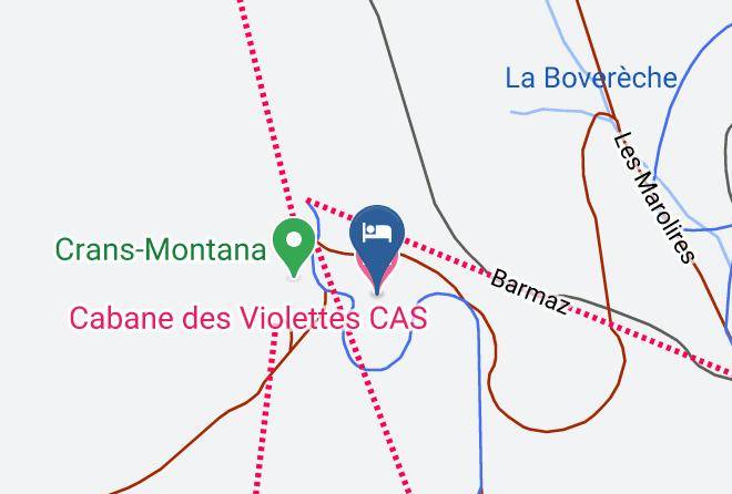 Sierre - Cabane Des Violettes Cas Maps