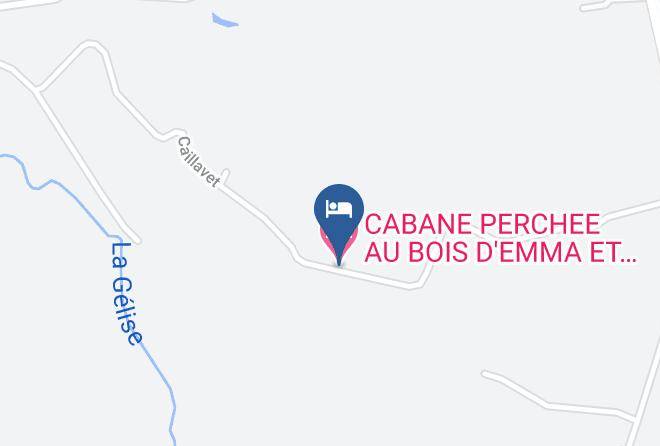 Gers - Cabane Perchee Au Bois D'emma Et Loue Maps