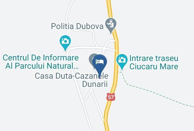 Dubova - Cabanele Valea Ponicovei Maps