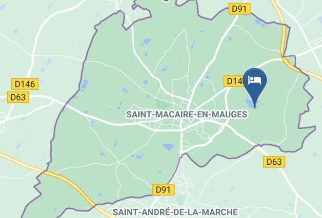 Maine Et Loire - Cabanes Et Chambre A La Bernardiere Maps