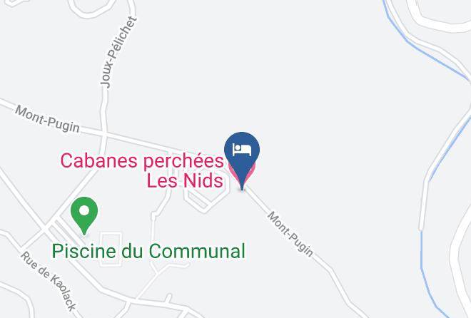 Le Locle District - Cabanes Perchees Les Nids Maps