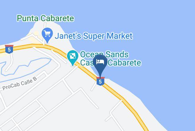 Cabarete Beach Hostel Mapa - Puerto Plata - Sosua