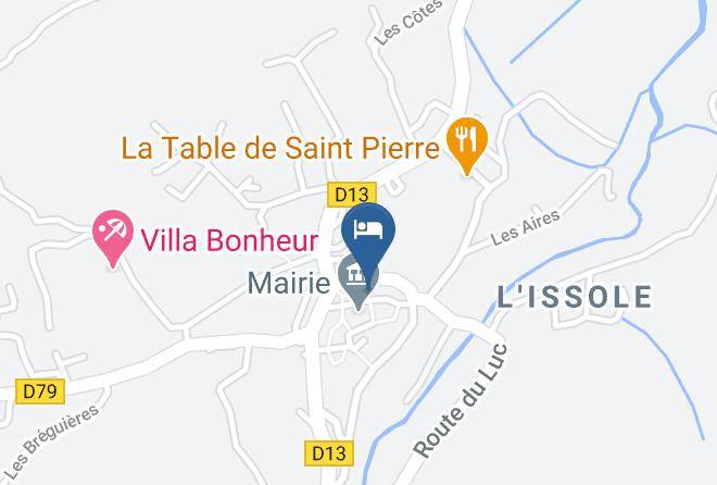 Var - Cabasse Chambre Privee Maps