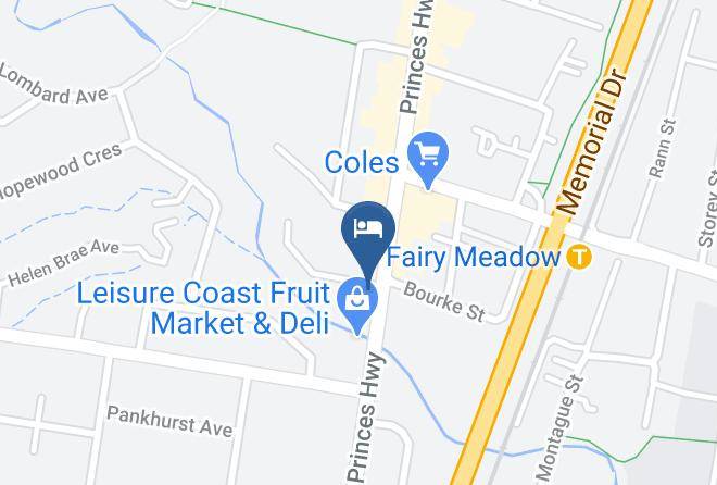 Wollongong - Cabbage Tree Motel Maps