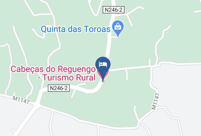 Cabecas Do Reguengo Turismo Rural Map