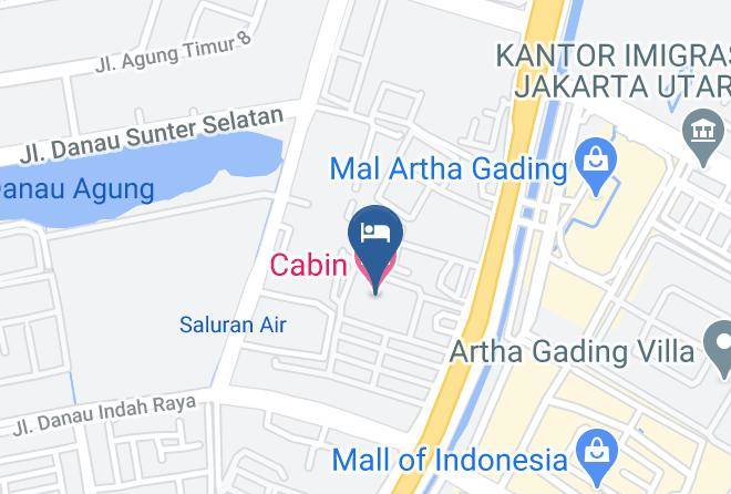 North Jakarta - Cabin Hotel Maps