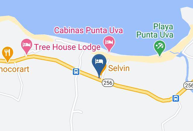 Talamanca - Cabinas Blanca Y Selvin Maps