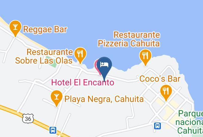 Talamanca - Cabinas Caribe Luna Maps
