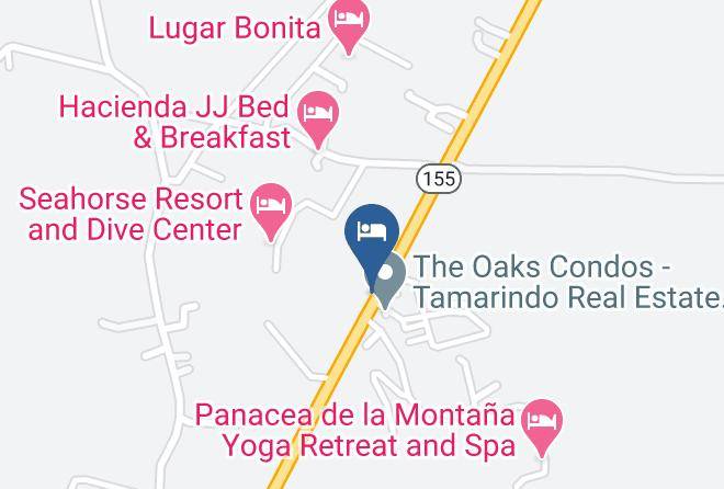 Cabinas Cigalou Tamarindo Map