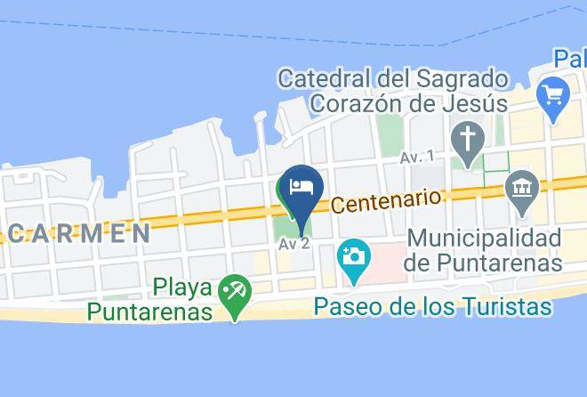 Puntarenas - Cabinas Confort Maps