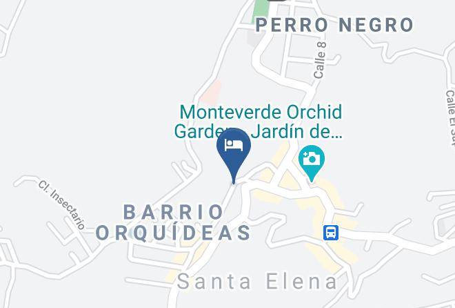 Cabinas El Pueblo B&b Map