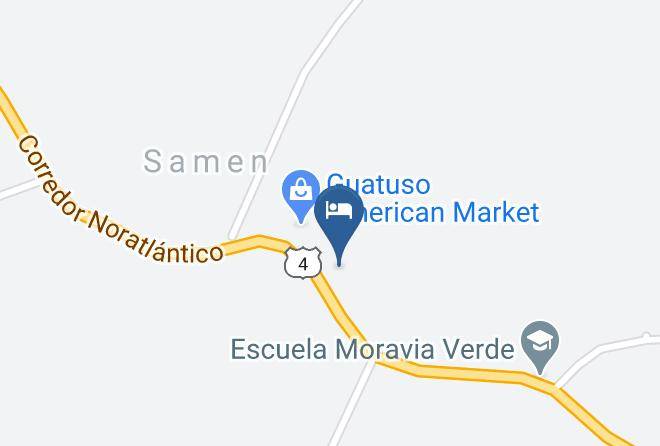Guatuso - Cabinas El Tropico Maps