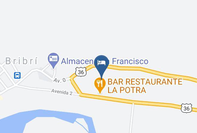 Cabinas La Potra Map