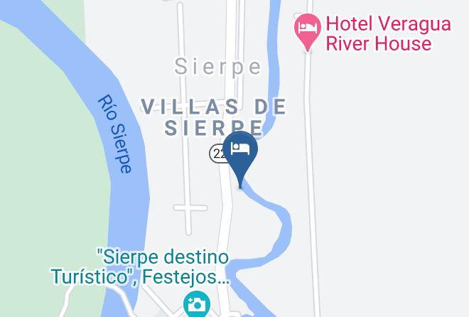 Cabinas Las Gaviotas De Osa Map