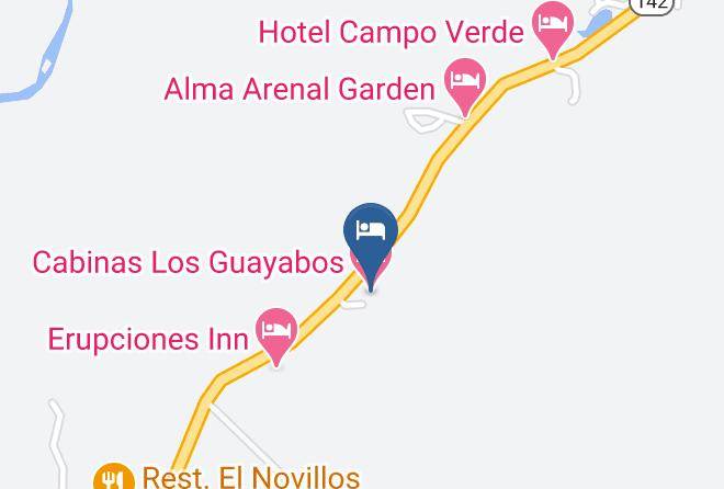 Cabinas Los Guayabos Map