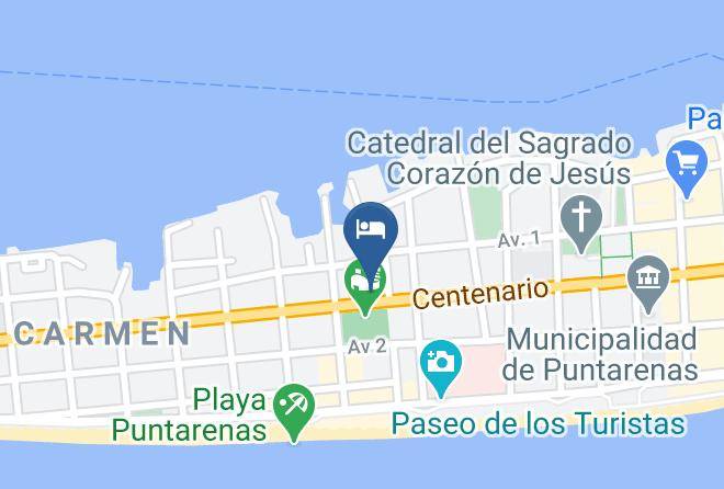 Puntarenas - Cabinas Madeleine Maps