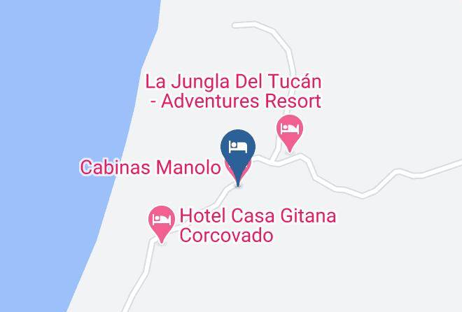 Osa - Cabinas Manolo Maps