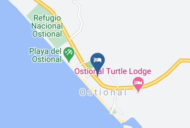 Cabinas Ostional Map