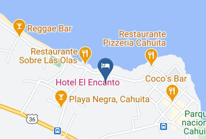 Talamanca - Cabinas Tito Maps