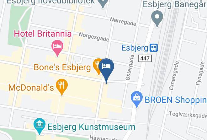 Cabinn Esbjerg Map