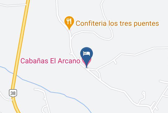 Punilla Department - Cabanas El Arcano Maps