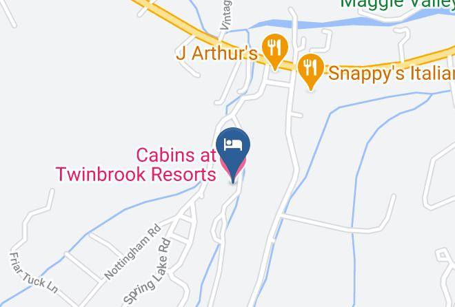 Haywood - Cabins At Twinbrook Resorts Maps