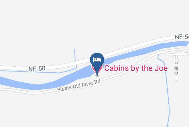 Shoshone - Cabins By The Joe Maps