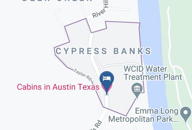 Travis - Cabins In Austin Texas Maps