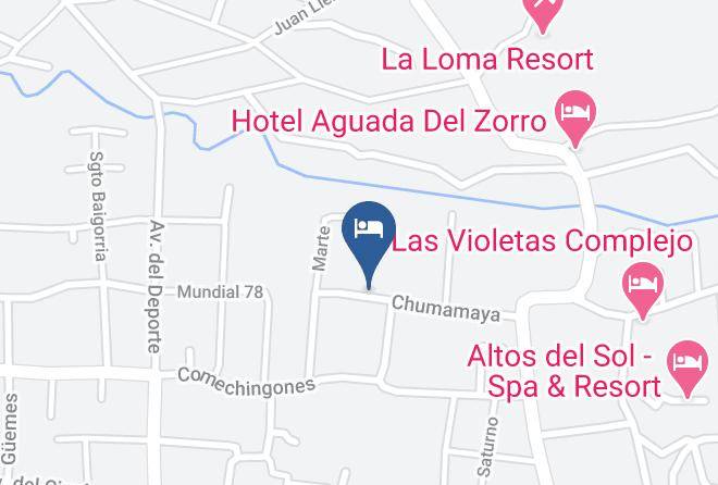 Santa Rosa Dellara - Cabanas En Merlo Way Ramuyu Maps