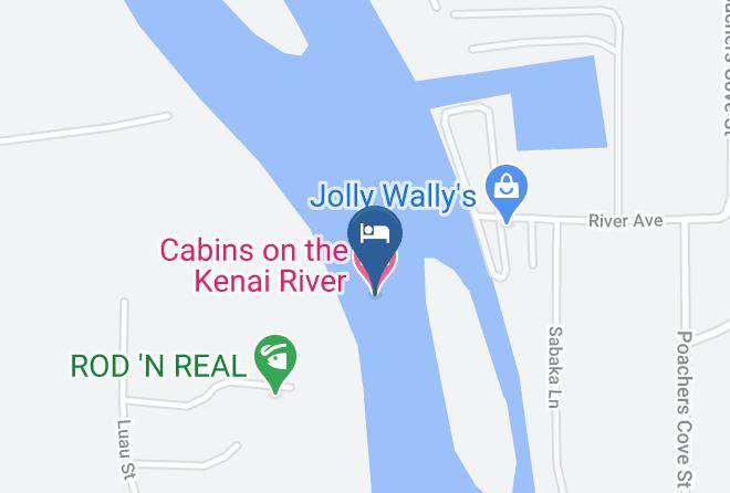 Kenai Peninsula Borough - Cabins On The Kenai River Maps