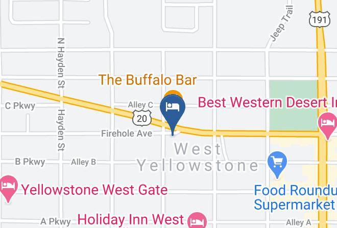 Gallatin - Cabins West Lodging Maps