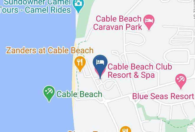 Broome - Cable Beach Club Resort & Spa Maps
